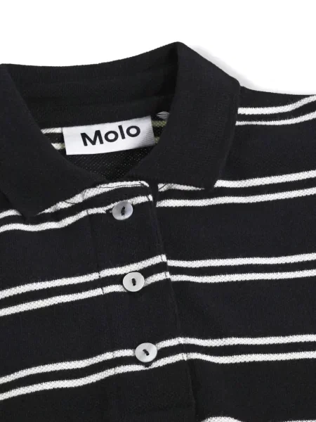 Koszulka polo dziecięca Molo czarna