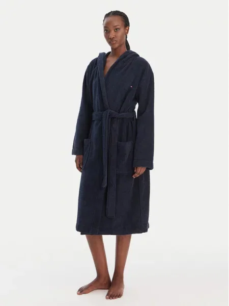 Tommy Hilfiger Szlafrok Granatowy