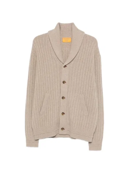 Gulerat cardigan Guest In Residence cu nervuri