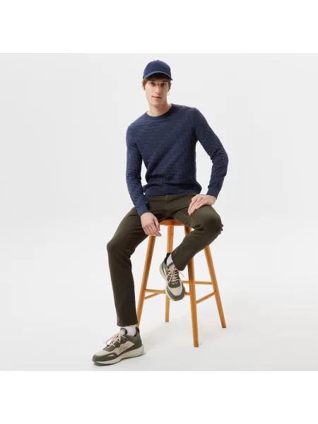 Lacoste Swetry Lacoste granatowy