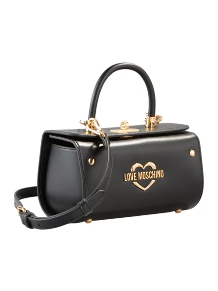 Torebka Love Moschino skórzana czarna
