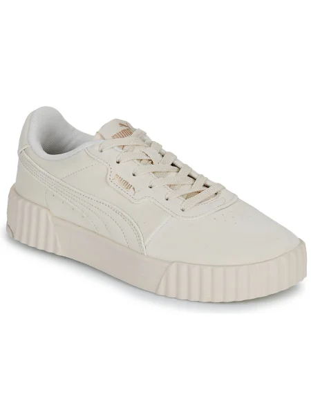 Velúr félcipő Puma bézs