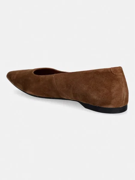 Vagabond Shoemakers baleriny zamszowe HERMINE brązowe