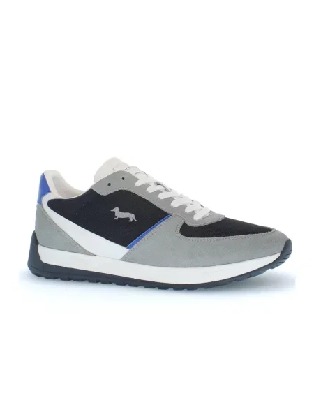 Sneakersy Harmont & Blaine zamszowe z logo szare