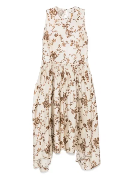 Rochie midi Uma Wang până la genunchi de costum alb