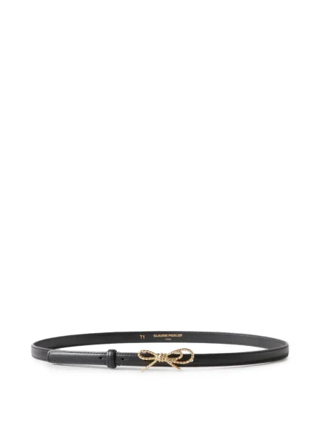 Remen Claudie Pierlot s mašnom crna