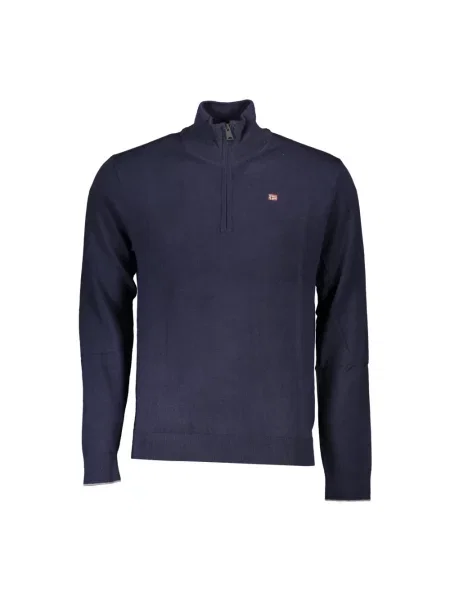 Golf Napapijri z długim rękawem niebieski