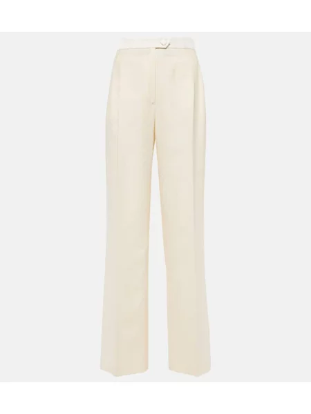 Pantaloni Etro de lână alb