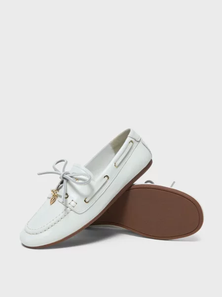 Шкіряні туфлі Maje білі