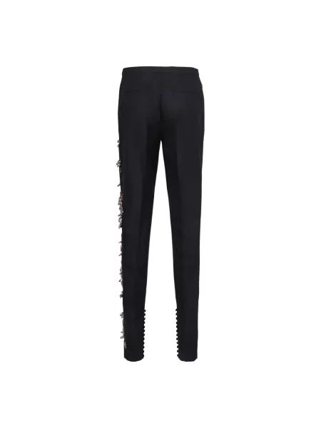 Spodnie Dries Van Noten niebieskie