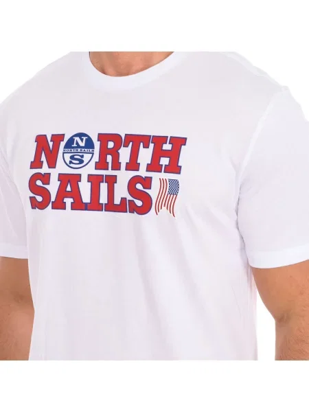 Tricou North Sails alb