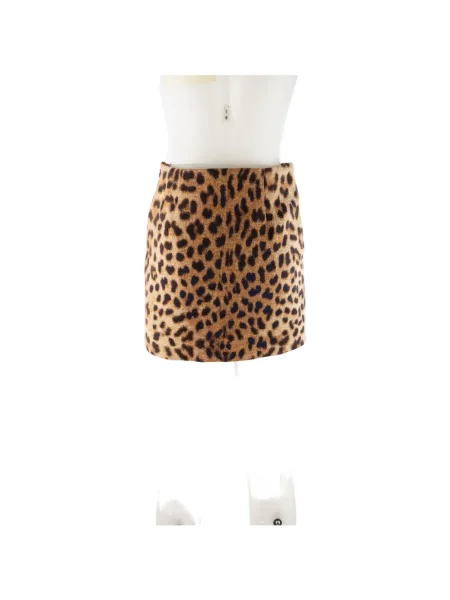 Fusta mini Federica Bonifaci cu imagine cu model leopard