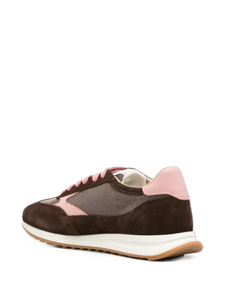 Sneakerși Furla din piele de căprioară maro