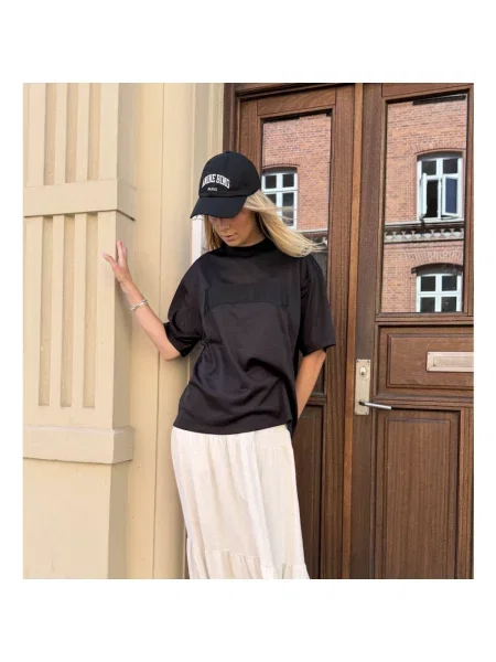 Czapka z daszkiem Anine Bing czarna