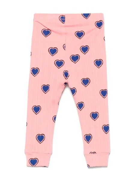 Legginsy dziecięce Mini Rodini różowe