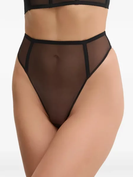 Chiloți tanga Zhilyova negru