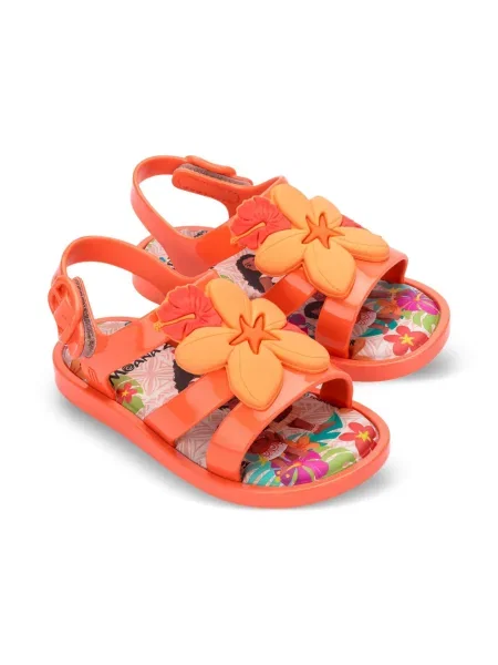 Sandały dziecięce Mini Melissa pomarańczowe