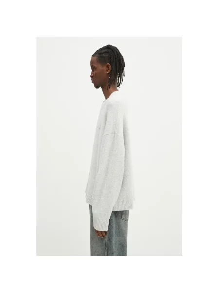 Dzianinowy sweter Represent szary