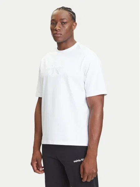 Calvin Klein Jeans T-Shirt Hero Monologo biały