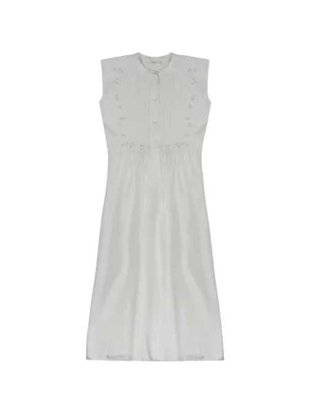 Rochie Parah fără mâneci alb