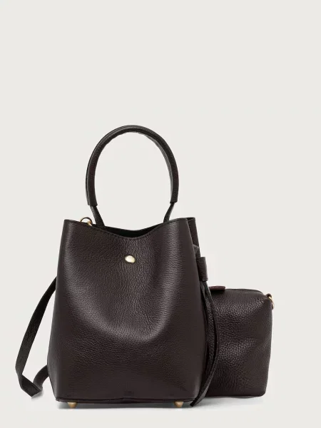 Answear.LAB geantă crossbody pentru femei din piele maro
