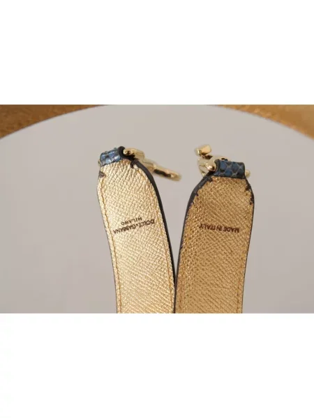 Pasek Dolce And Gabbana z paskiem niebieski
