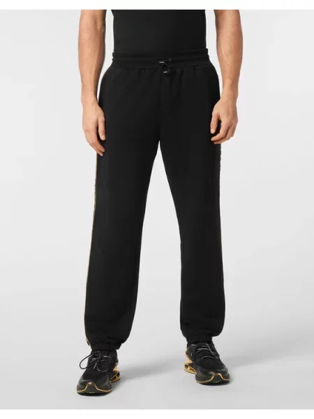 Teplákové kalhoty Plein Sport černé