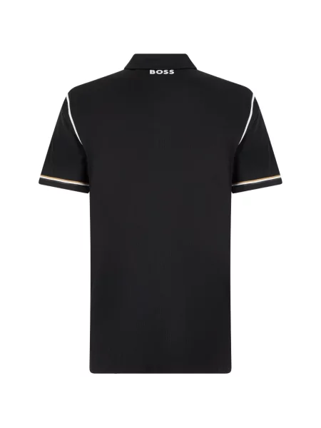 Golf tricou polo Boss negru