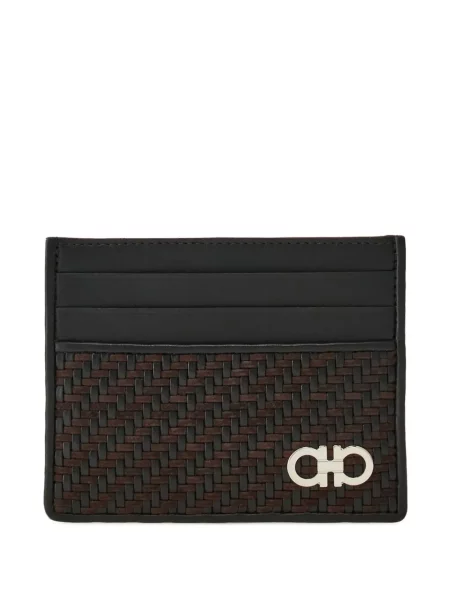 Portofel Ferragamo din piele maro