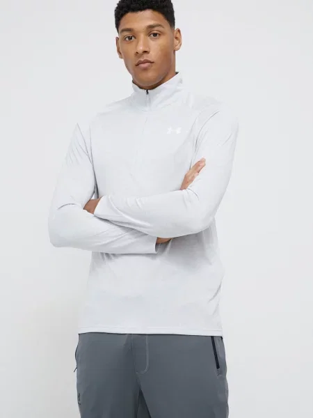 Mikina Under Armour melanžová šedá