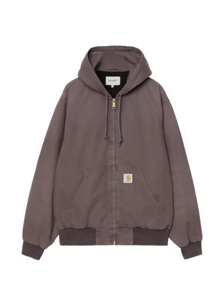 Geacă Carhartt Wip cu glugă maro