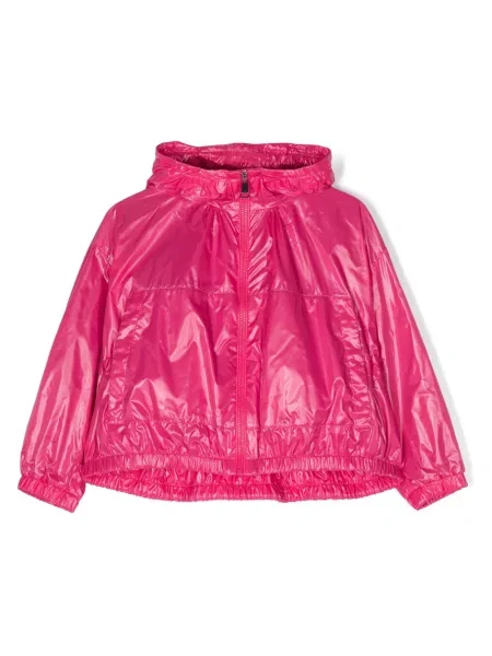 Kurtka dziecięca Moncler Enfant różowa
