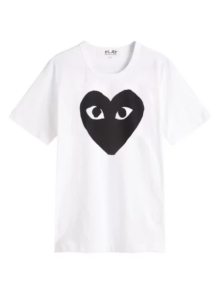 Koszulka Comme Des Garcons Play biała