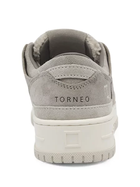Sneakerși D.a.t.e. din piele de oaie gri