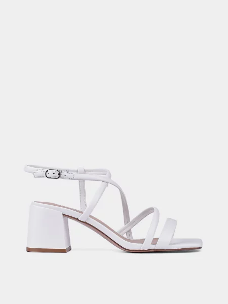 Шкіряні Босоніжки MIRATON білий