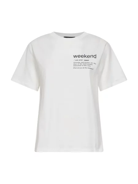 Podróż koszulka Weekend Max Mara biała