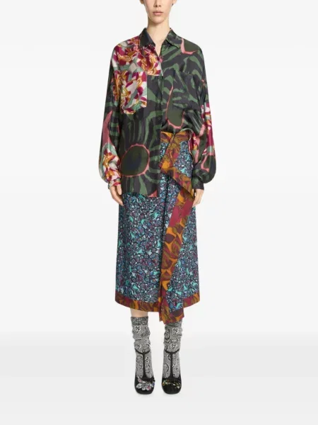 Cămașă Dries Van Noten verde