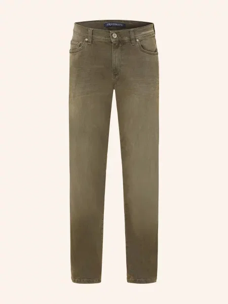 Strokesman's Jeansy Slim Fit gruen zielone