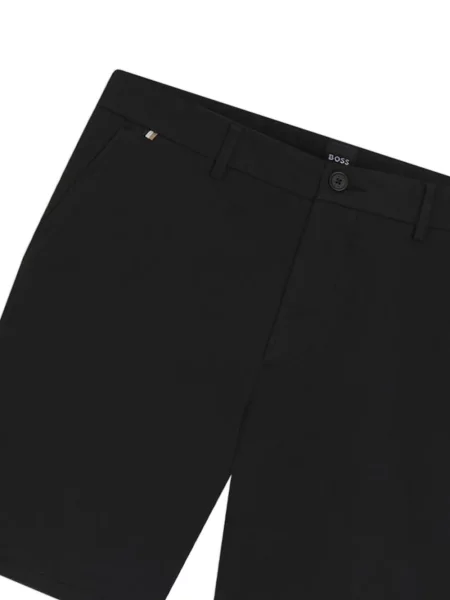 Pantaloni scurți Boss cu autograf negru