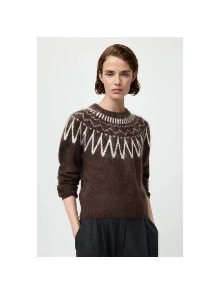 Sweter Soft Goat z kaszmiru brązowy