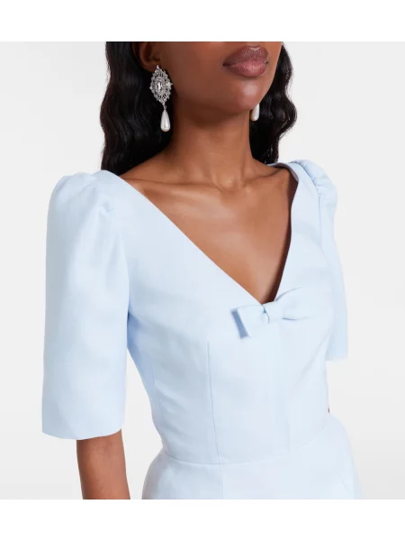 Rochie Shushu/tong cu funde de in albastru