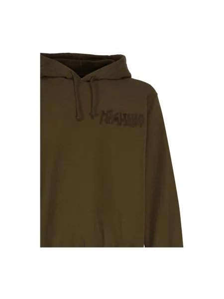 Bluza z kapturem Magliano z kapturem z logo brązowa