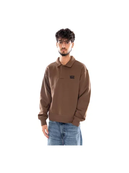 Bluza polarowa Vans polarowa brązowa