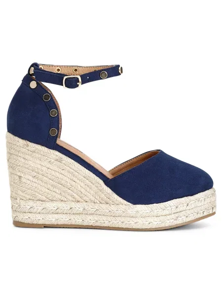 Espadrilky Café Noir modrá