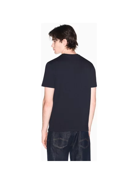 Armani Exchange Tričko Tmavomodrá modrá