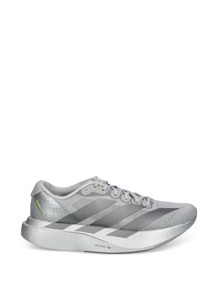 Prugaste trčanje hlače Adidas s kapuljačom crna