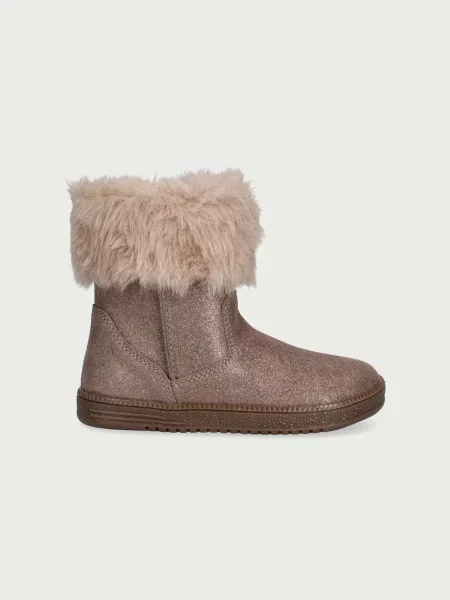 Froddo topánky zimné detské semišové BAREFOOT LOOP BOOT béžová