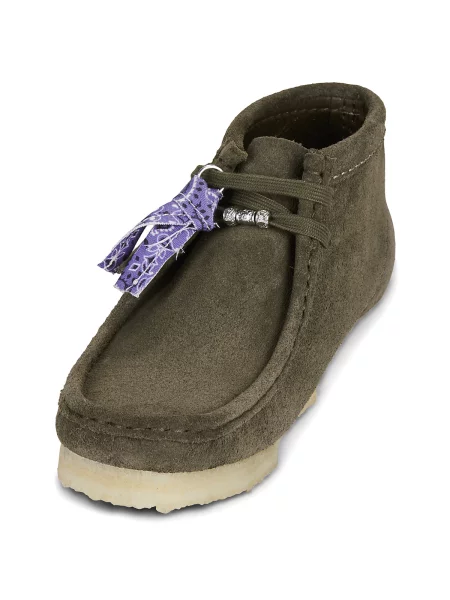 Členkové topánky Clarks Originals zelená