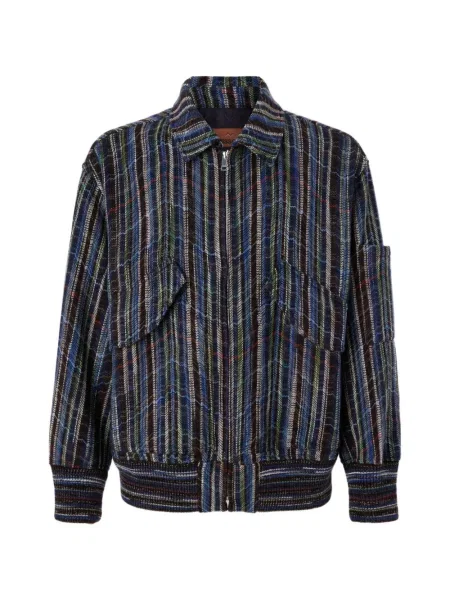 Geacă Missoni tricotate albastru