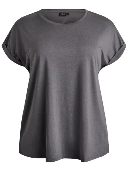 Zizzi Tricou Mkatja grafit gri